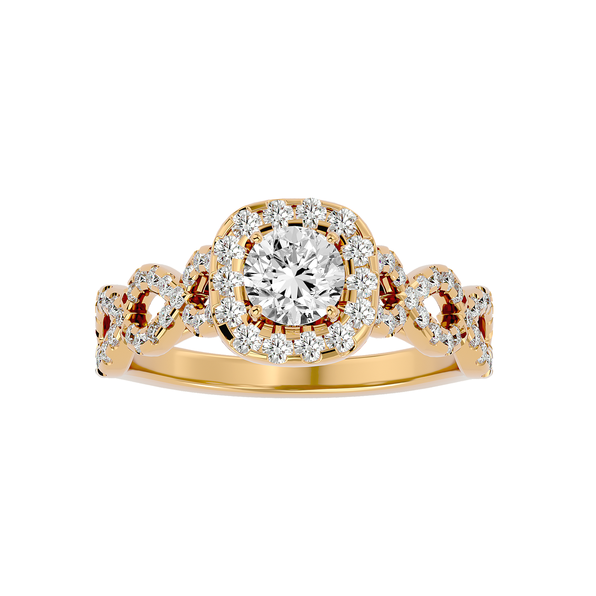 Cecelia Diamond Halo Ring