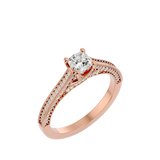 Hailey Diamond Solitaire Ring