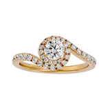 Cassandra Diamond Halo Ring