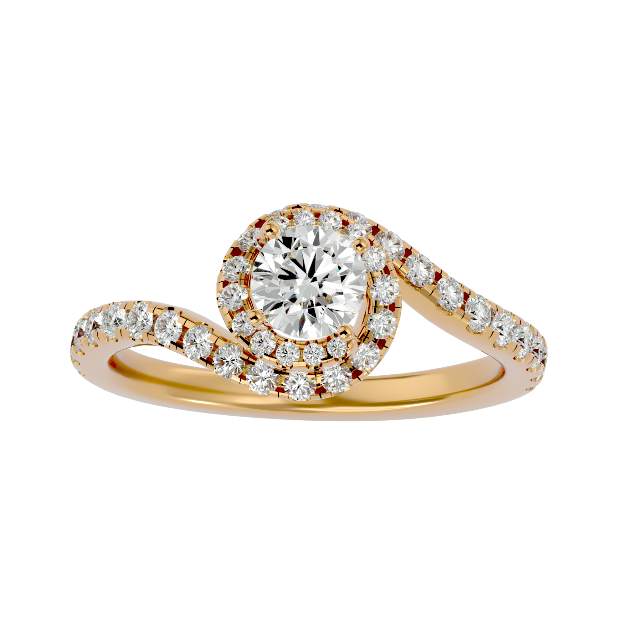 Cassandra Diamond Halo Ring