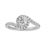 Cassandra Diamond Halo Ring