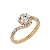 Cassandra Diamond Halo Ring