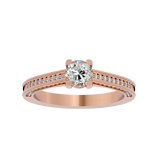 Poppy Diamond Solitaire Ring