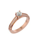 Poppy Diamond Solitaire Ring