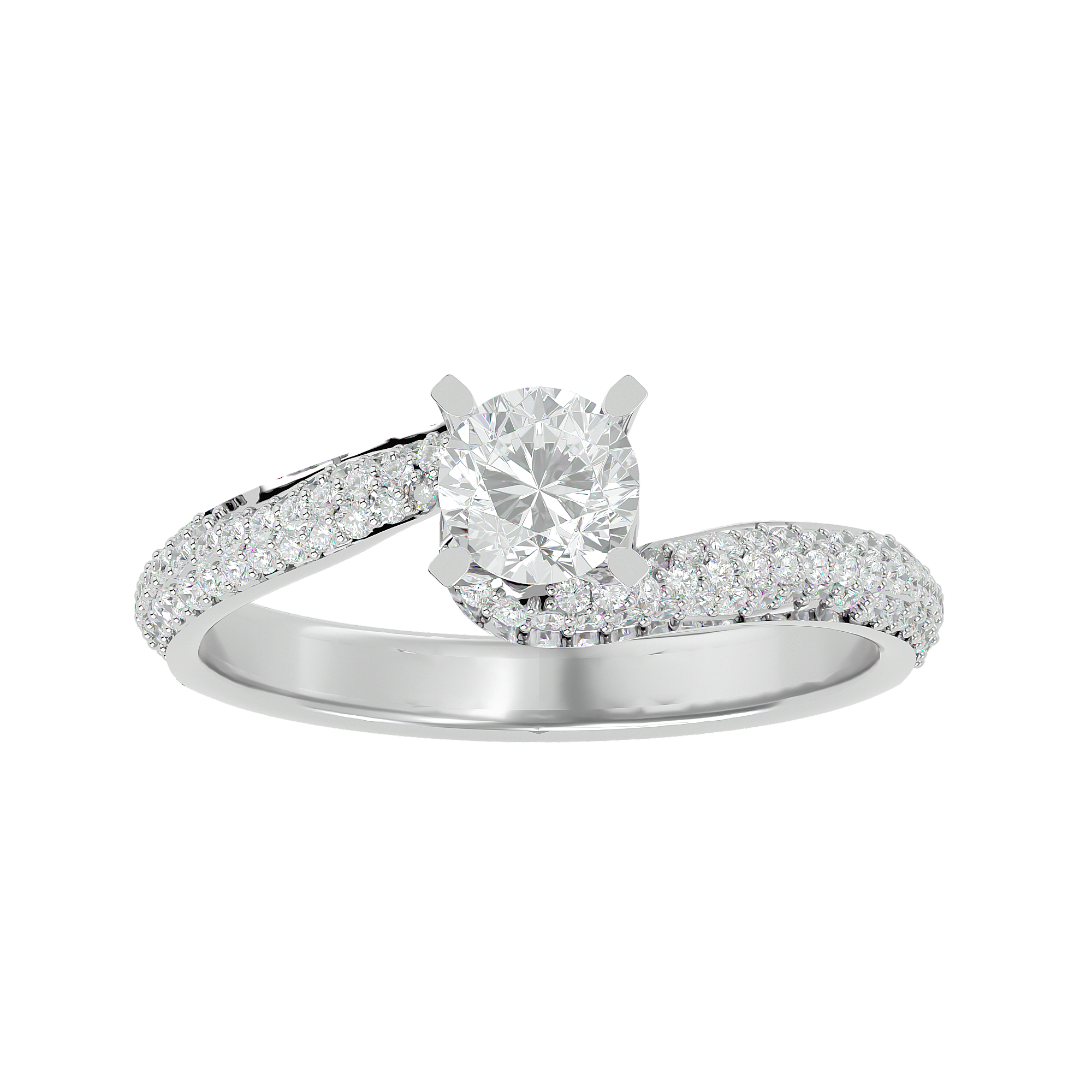 Daphne Diamond Solitaire Ring