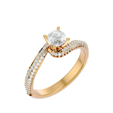 Daphne Diamond Solitaire Ring