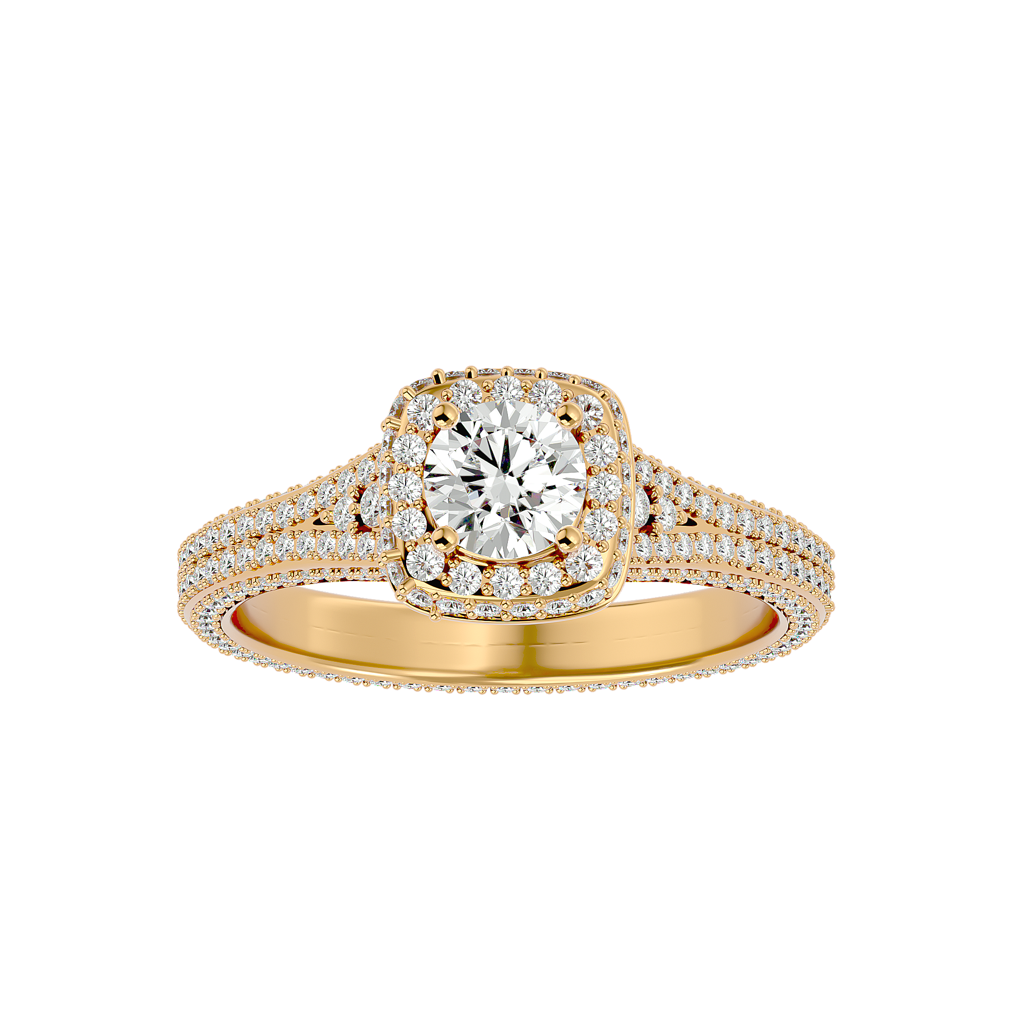 Victoria Diamond Halo Ring