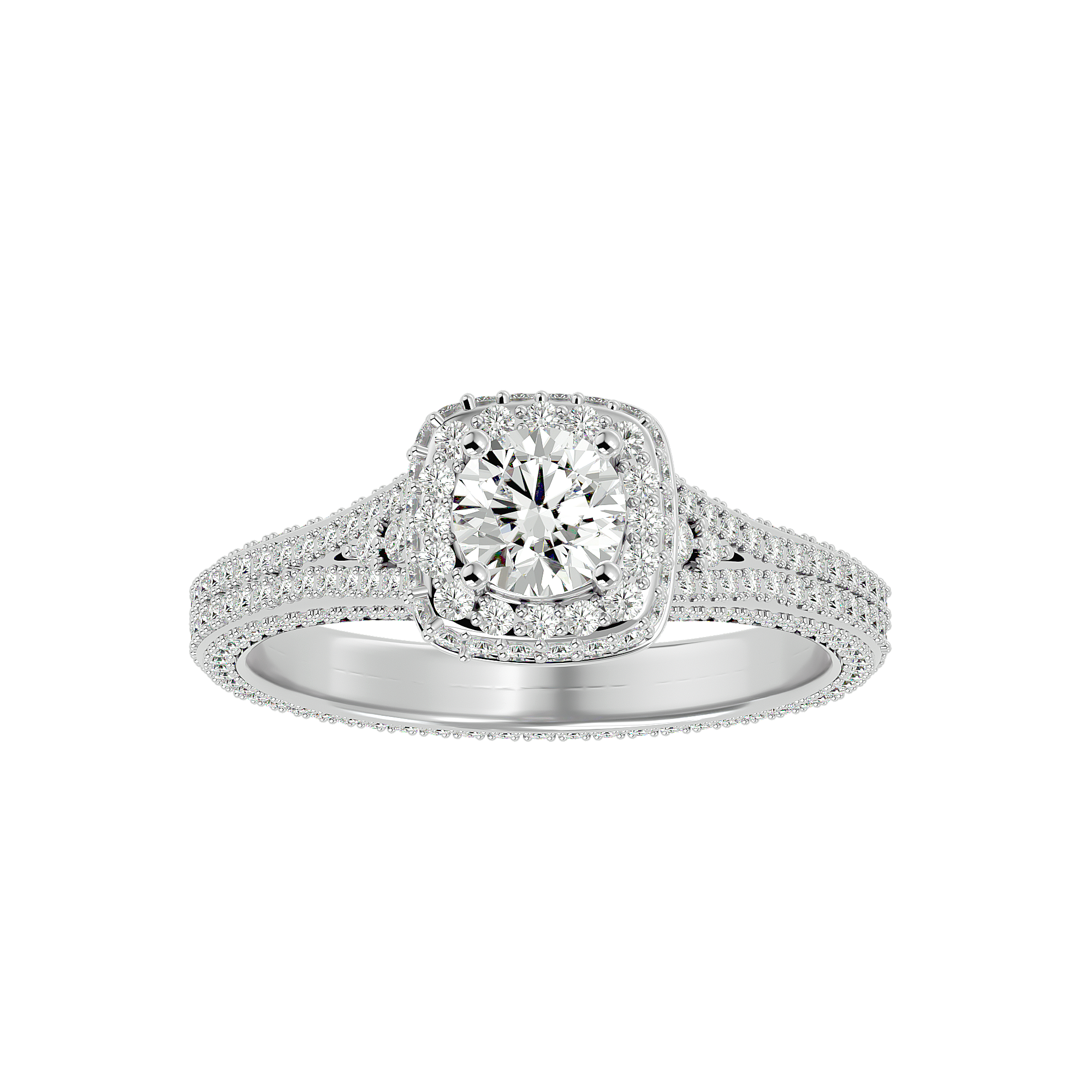 Victoria Diamond Halo Ring