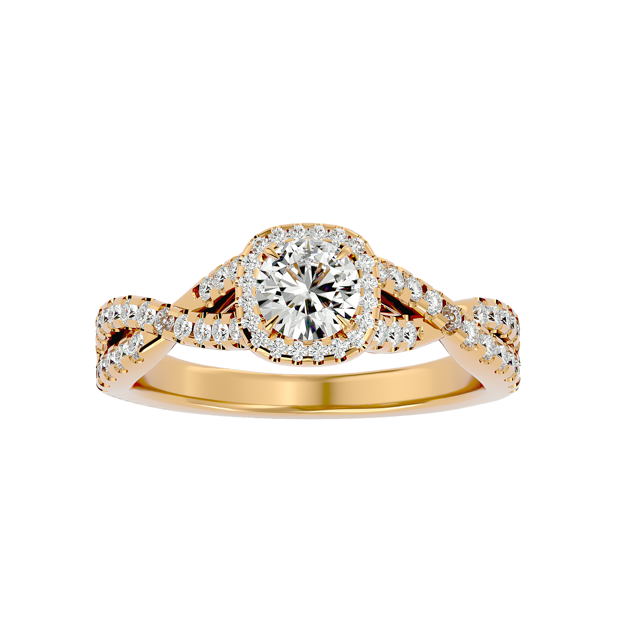 Caterina Diamond Halo Ring