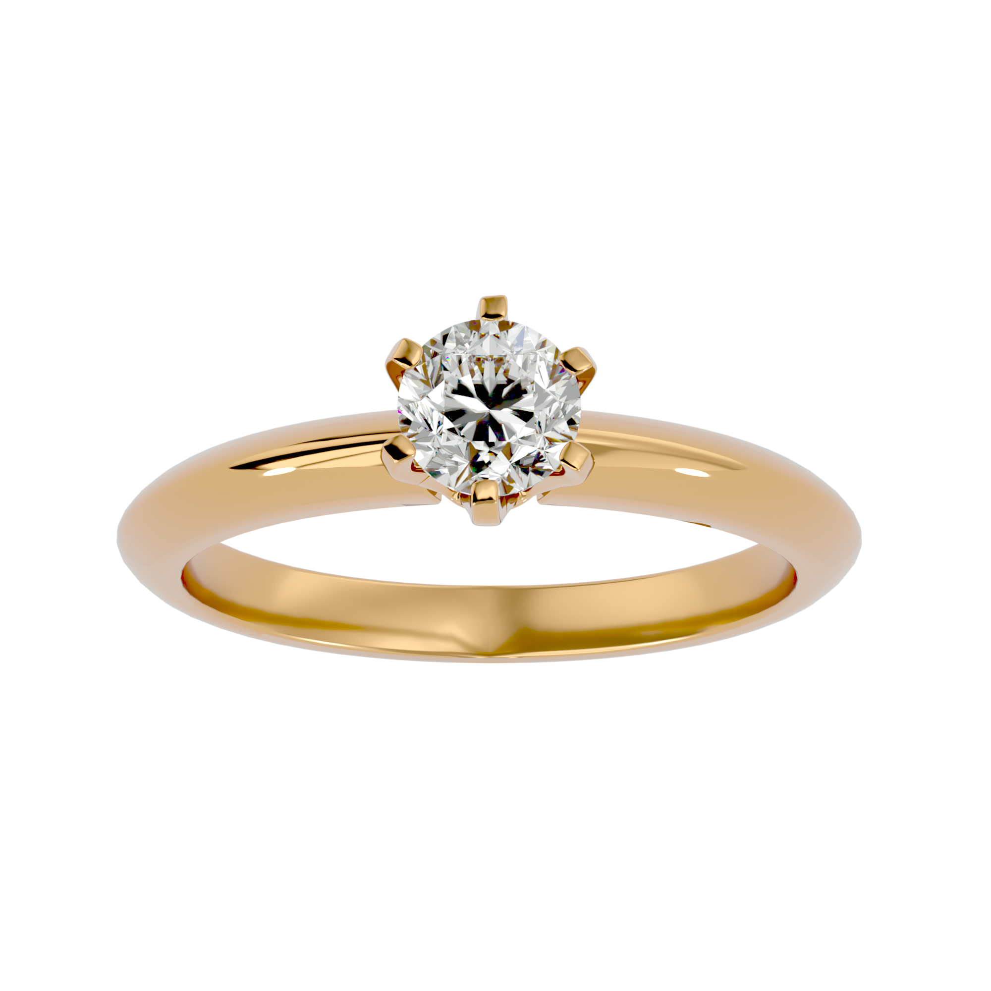 Ava Single Solitaire Ring