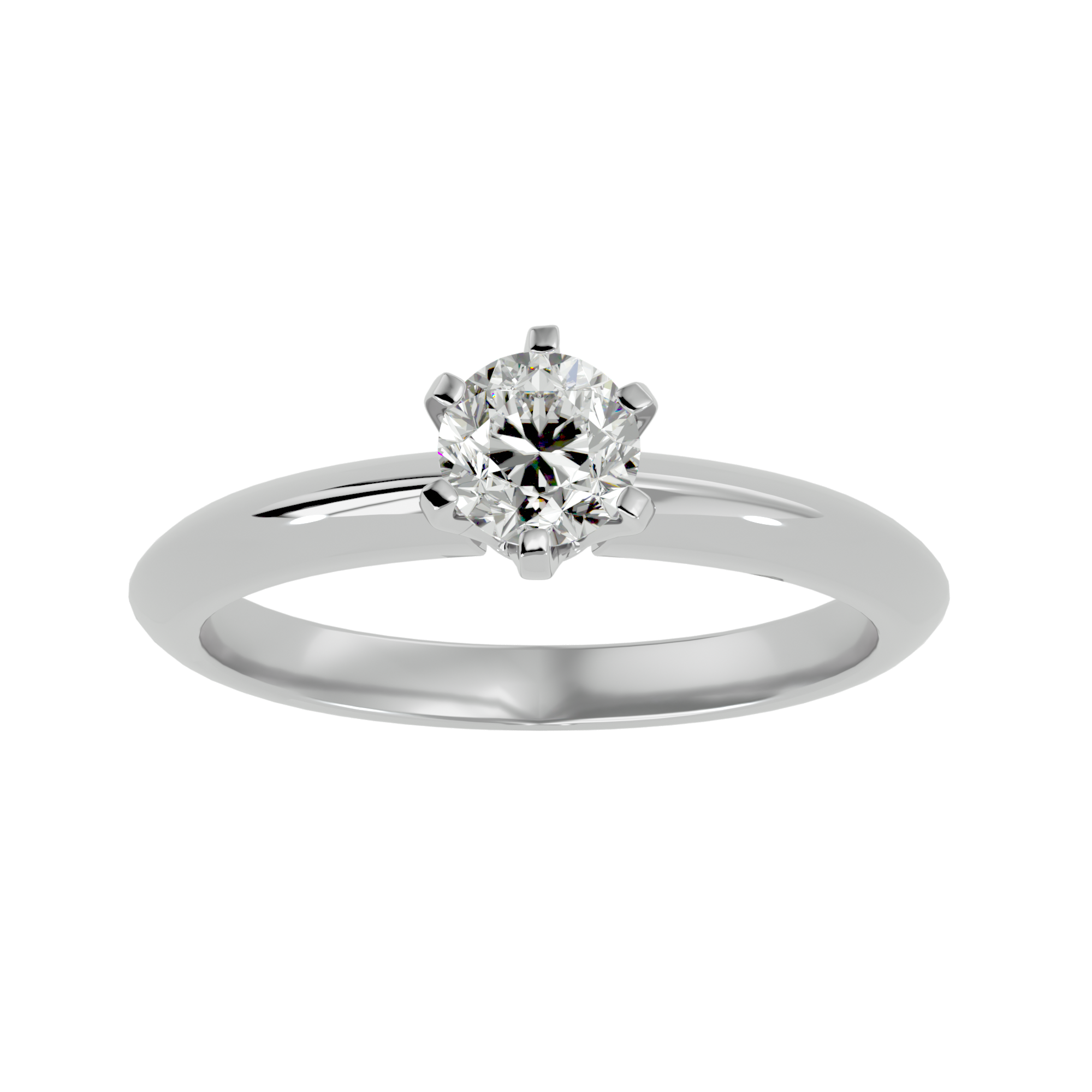 Ava Single Solitaire Ring