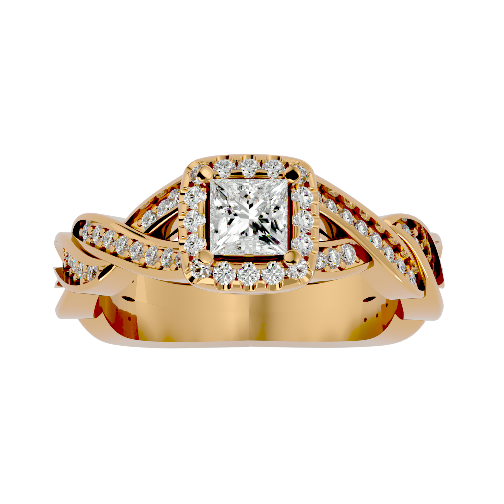 Mason Diamond Halo Ring