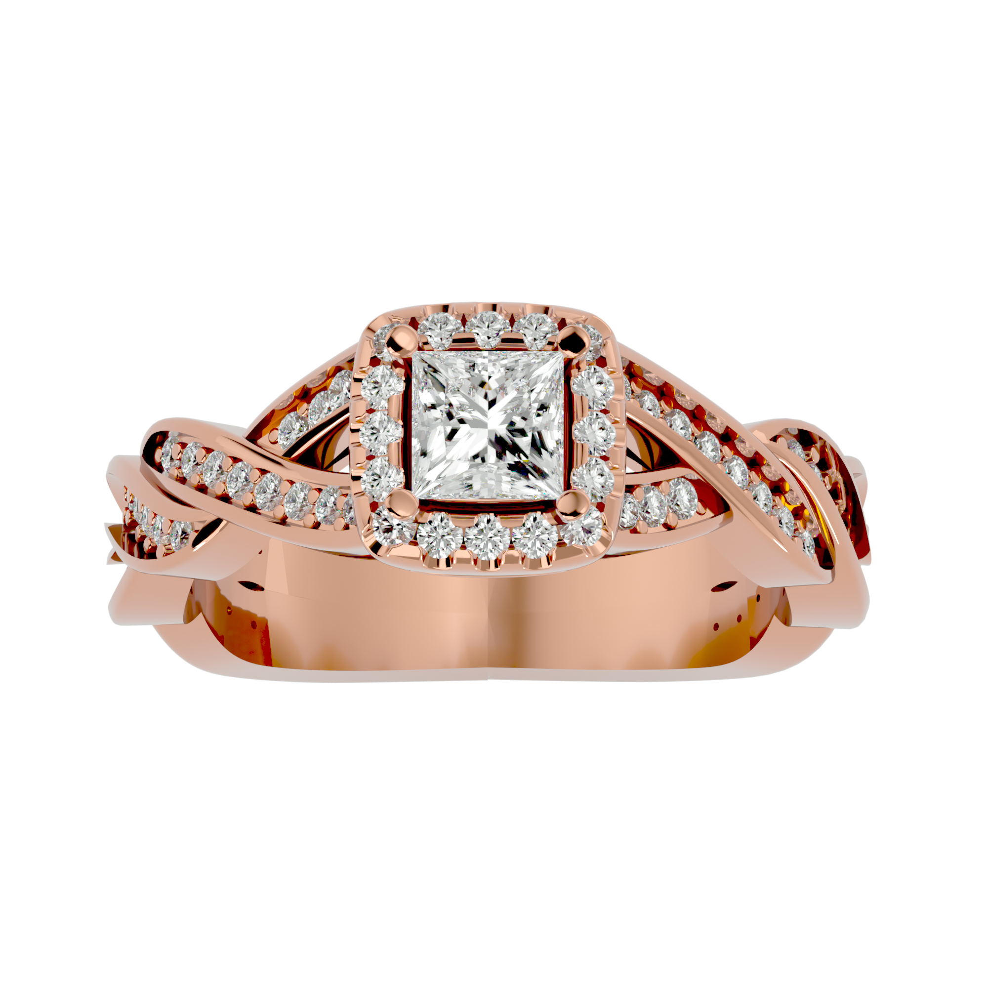 Mason Diamond Halo Ring