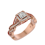 Mason Diamond Halo Ring