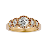 Noah Diamond Halo Ring