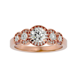 Noah Diamond Halo Ring