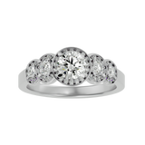 Noah Diamond Halo Ring