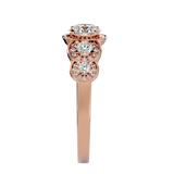 Noah Diamond Halo Ring