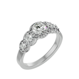 Noah Diamond Halo Ring