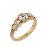 Noah Diamond Halo Ring