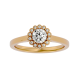 Zoey Diamond Halo Ring