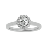 Zoey Diamond Halo Ring
