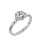 Zoey Diamond Halo Ring