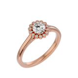 Zoey Diamond Halo Ring