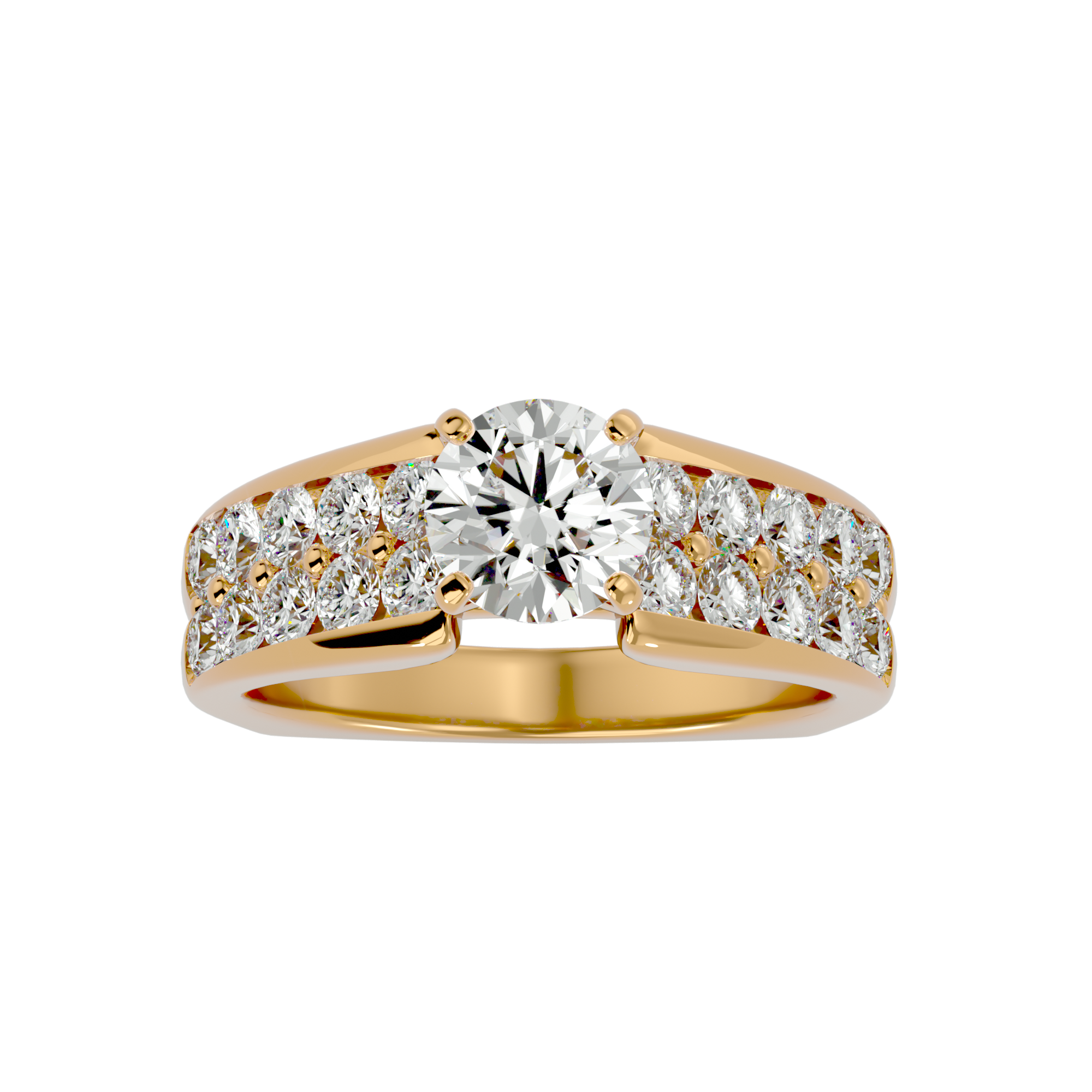 Aster Diamond Solitaire Ring