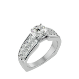 Aster Diamond Solitaire Ring