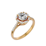 Carina Diamond Halo Ring