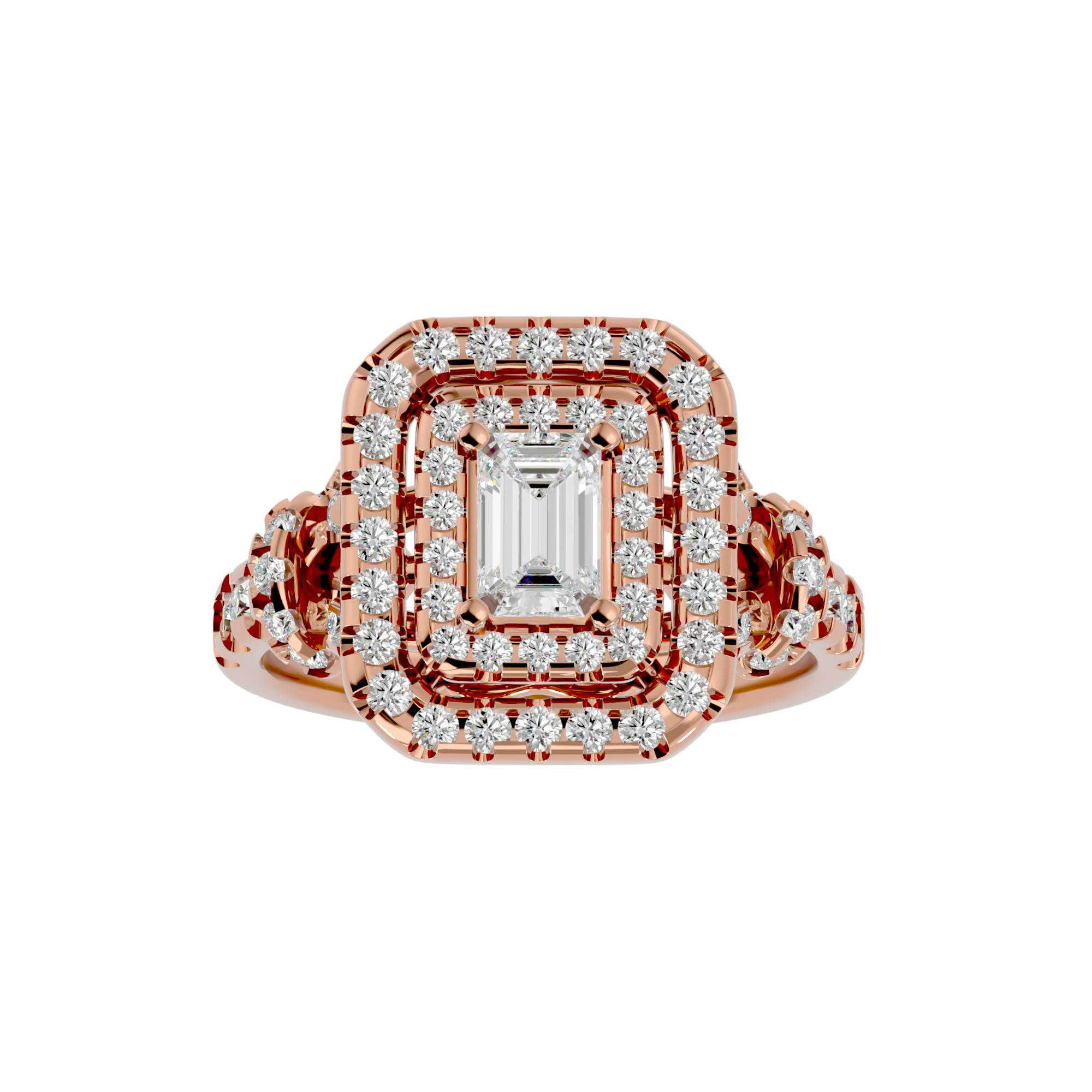 Mira Diamond Halo Ring