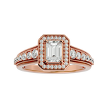 Estella Diamond Halo Ring