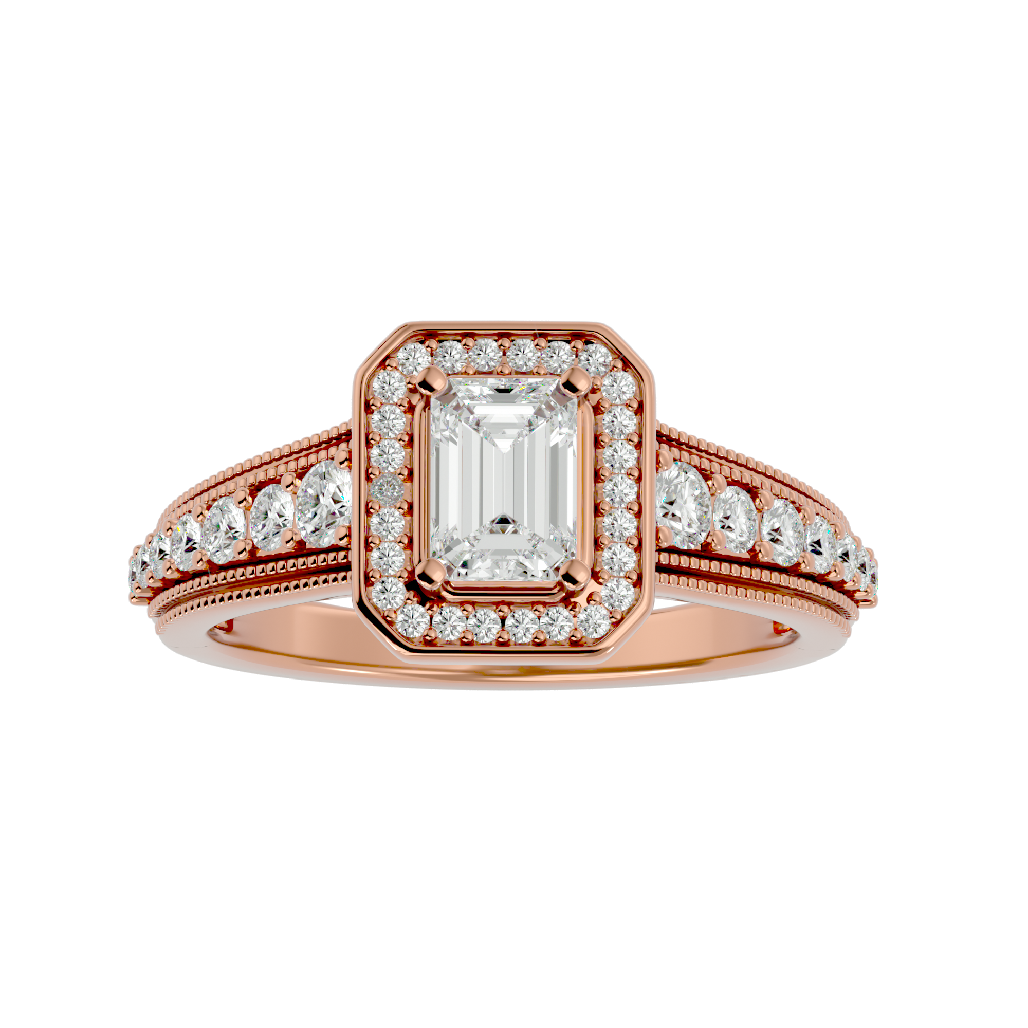 Estella Diamond Halo Ring