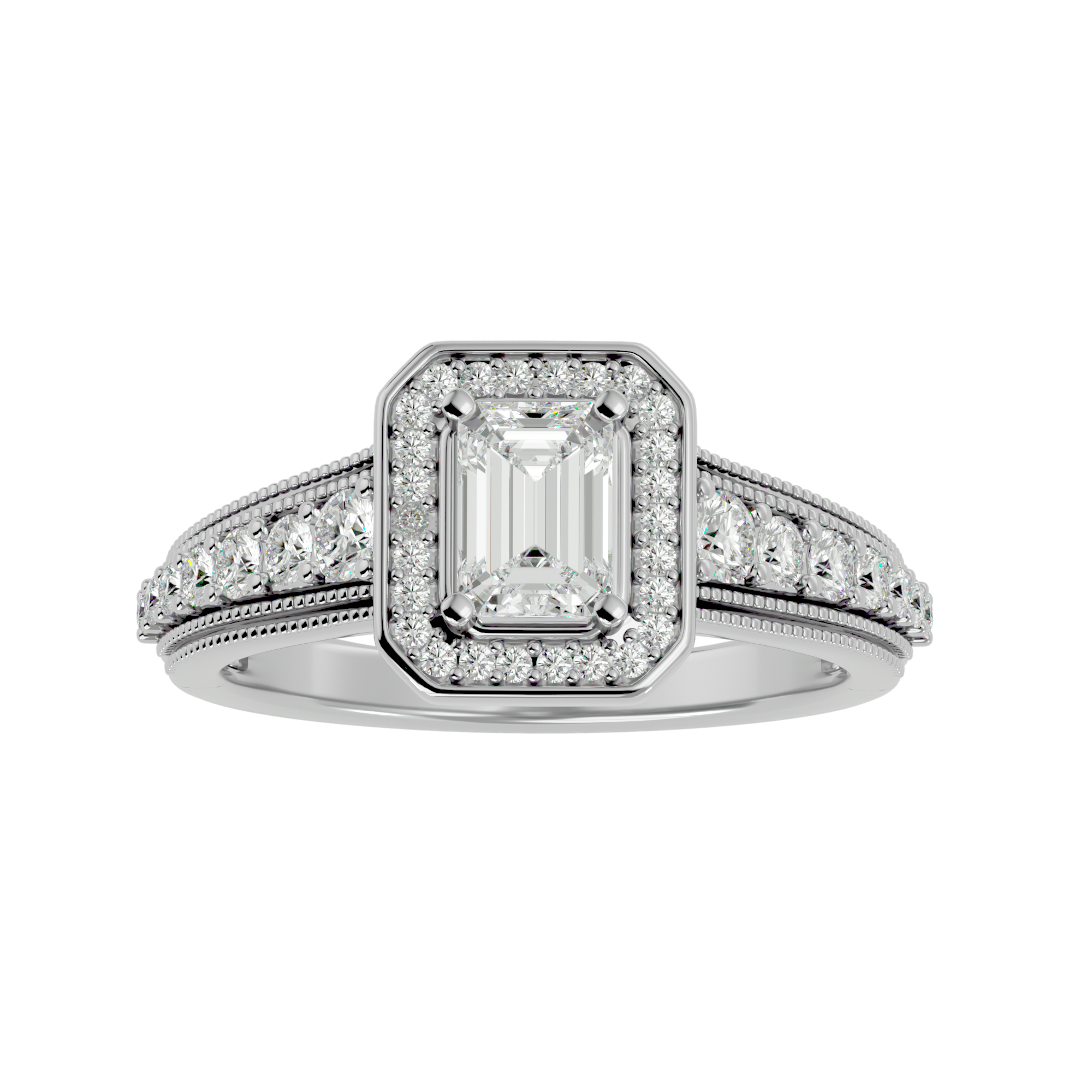 Estella Diamond Halo Ring